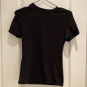 H&M Black Fitted Tee Size Small